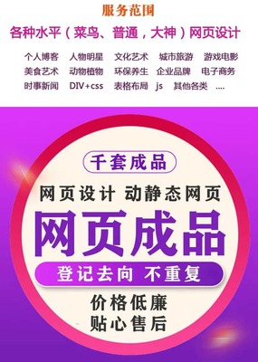 DW網(wǎng)頁設(shè)計(jì)與制作 從動(dòng)靜態(tài)網(wǎng)頁模板到可修改源碼的完整開發(fā)指南